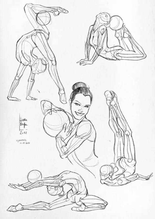 想画好人物，江苏艺之行画室强烈建议掌握人体动态结构！附图20