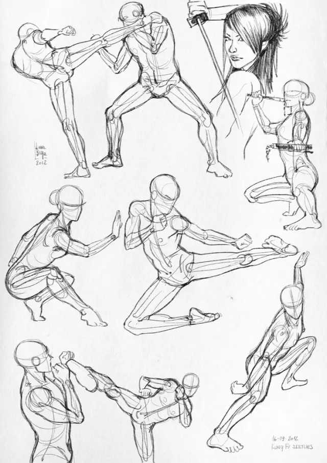 想画好人物，江苏艺之行画室强烈建议掌握人体动态结构！附图16